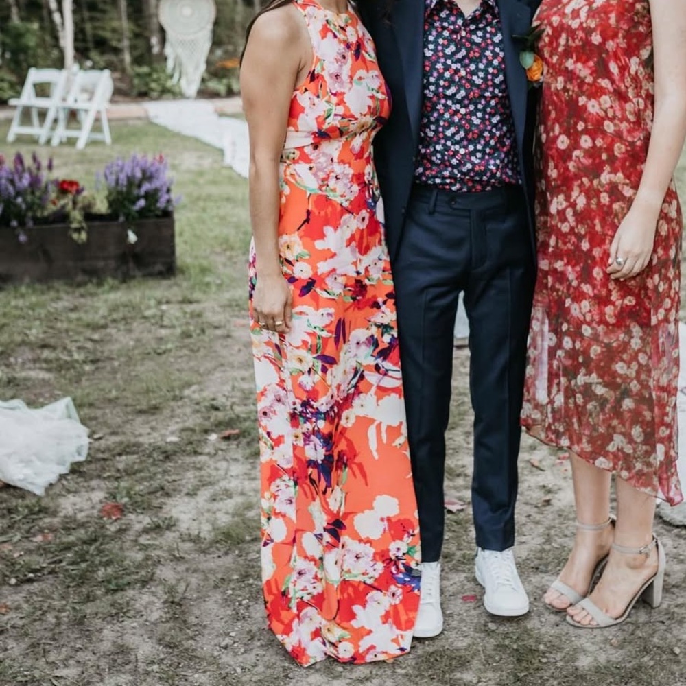 Yumi Kim Coral Floral Maxi Dress